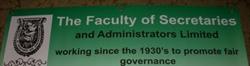 The Faculty of Secretaries and Administrators